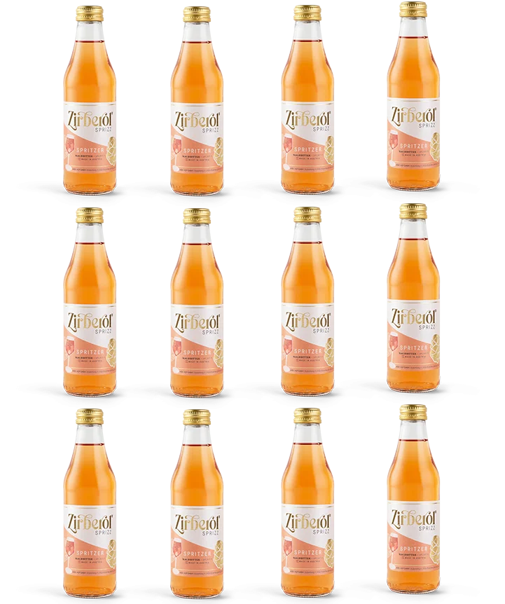 Zirberol Spritzer 12 x 0,25 l trinkfertig Zirberol Spritzer 12 x 0,25 l trinkfertig