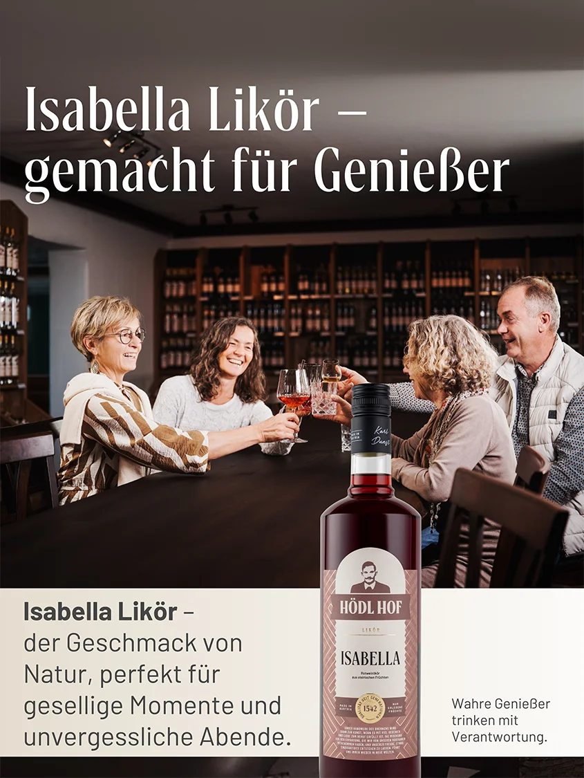 Hödl Hof "Uhudler" Isabella Likör | 20% Vol. | 0,5l