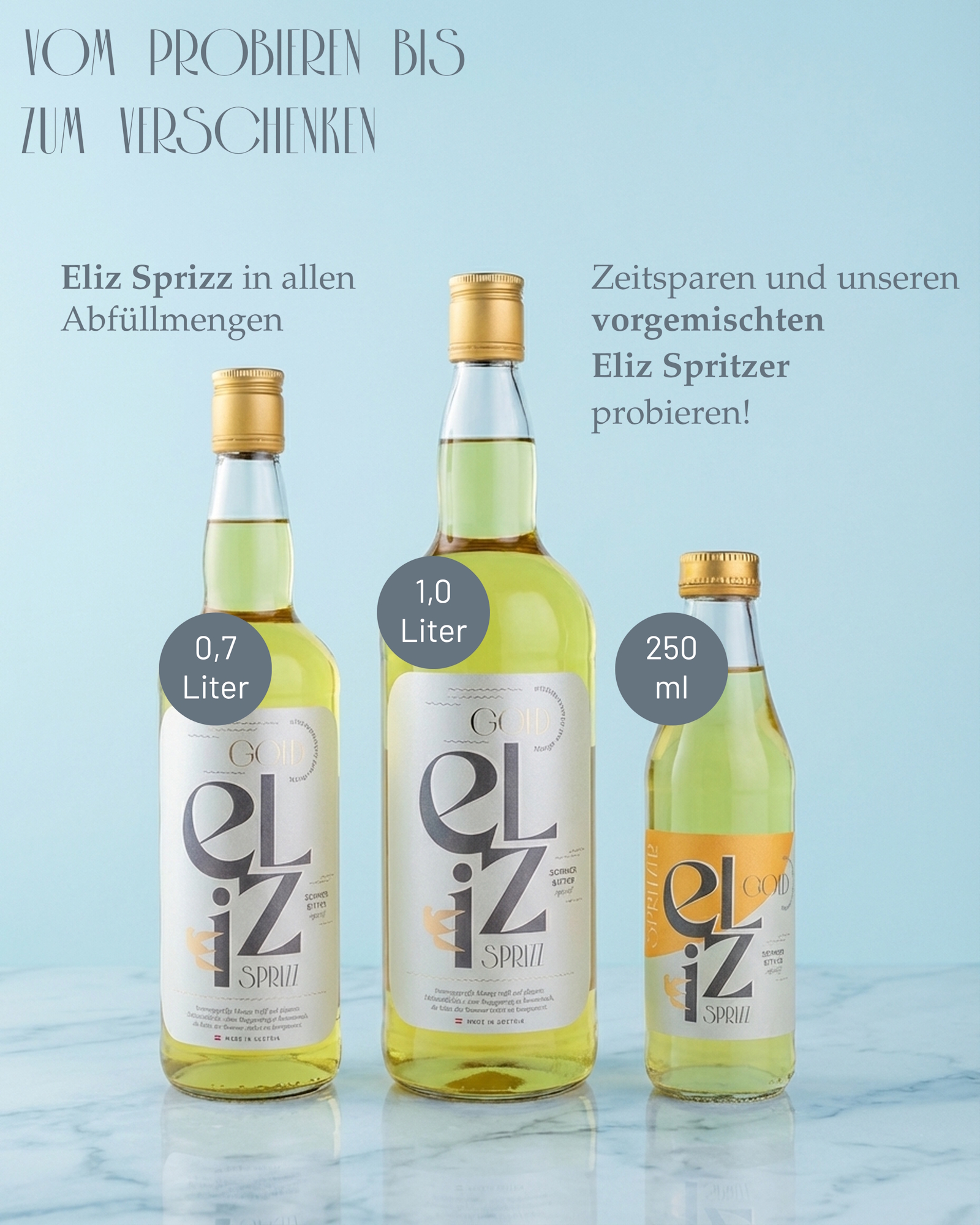 Eliz Sprizz Mango-Holunderblüte Spritzer 250ml trinkfertig