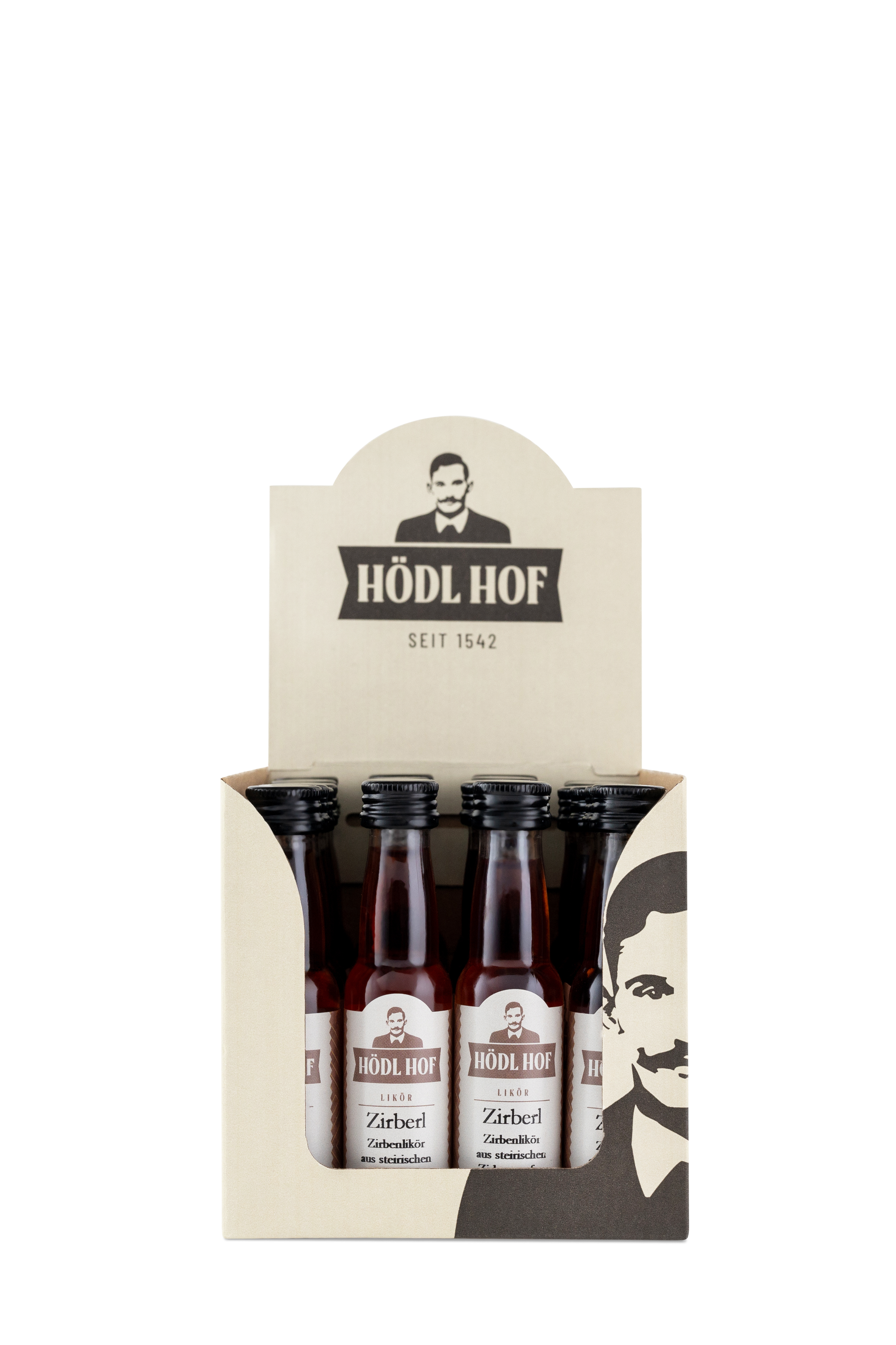 Hödl Hof Zirbenschnaps | Zirberl | Vol. 25% | 24x0,02l