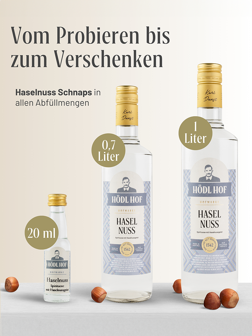 Hödl Hof Haselnuss  Schnaps | 33% Vol. | 0,7l