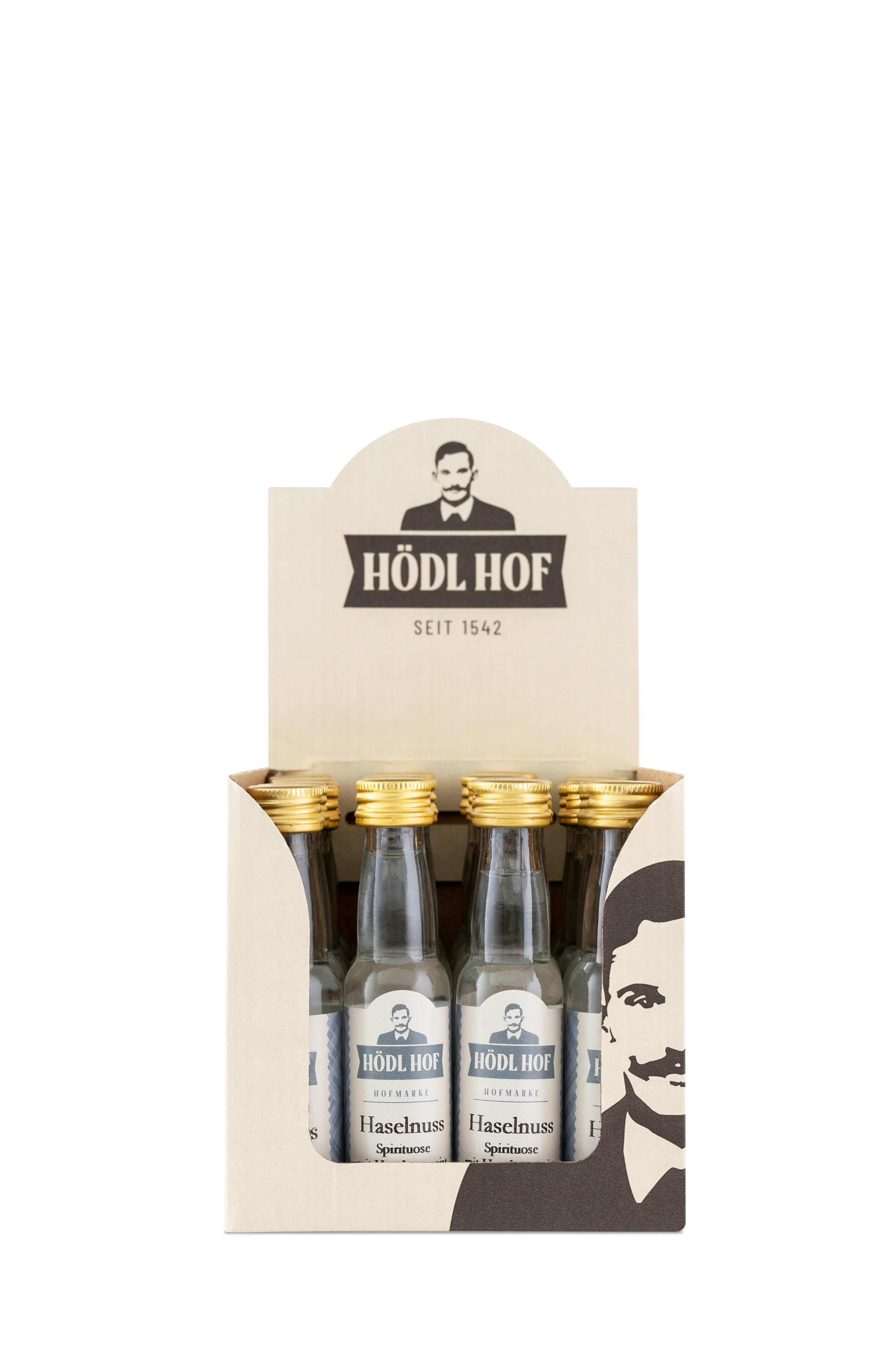Hödl Hof Haselnuss Schnaps | 33% Vol. | 24x0,02l