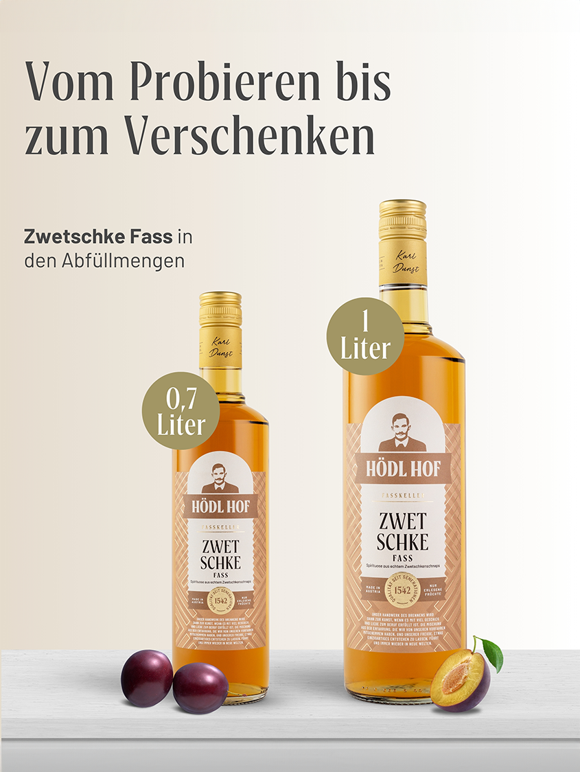 Hödl Hof Zwetschke Fass Schnaps Fassgelagert | 38% Vol. | 0,7l