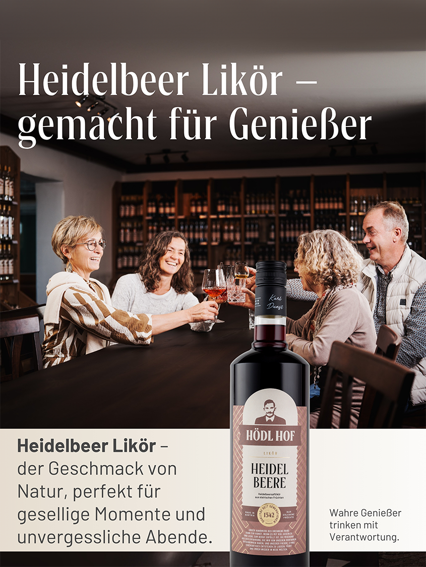 Hödl Hof Heidelbeere Likör | 20% Vol. | 1,0l