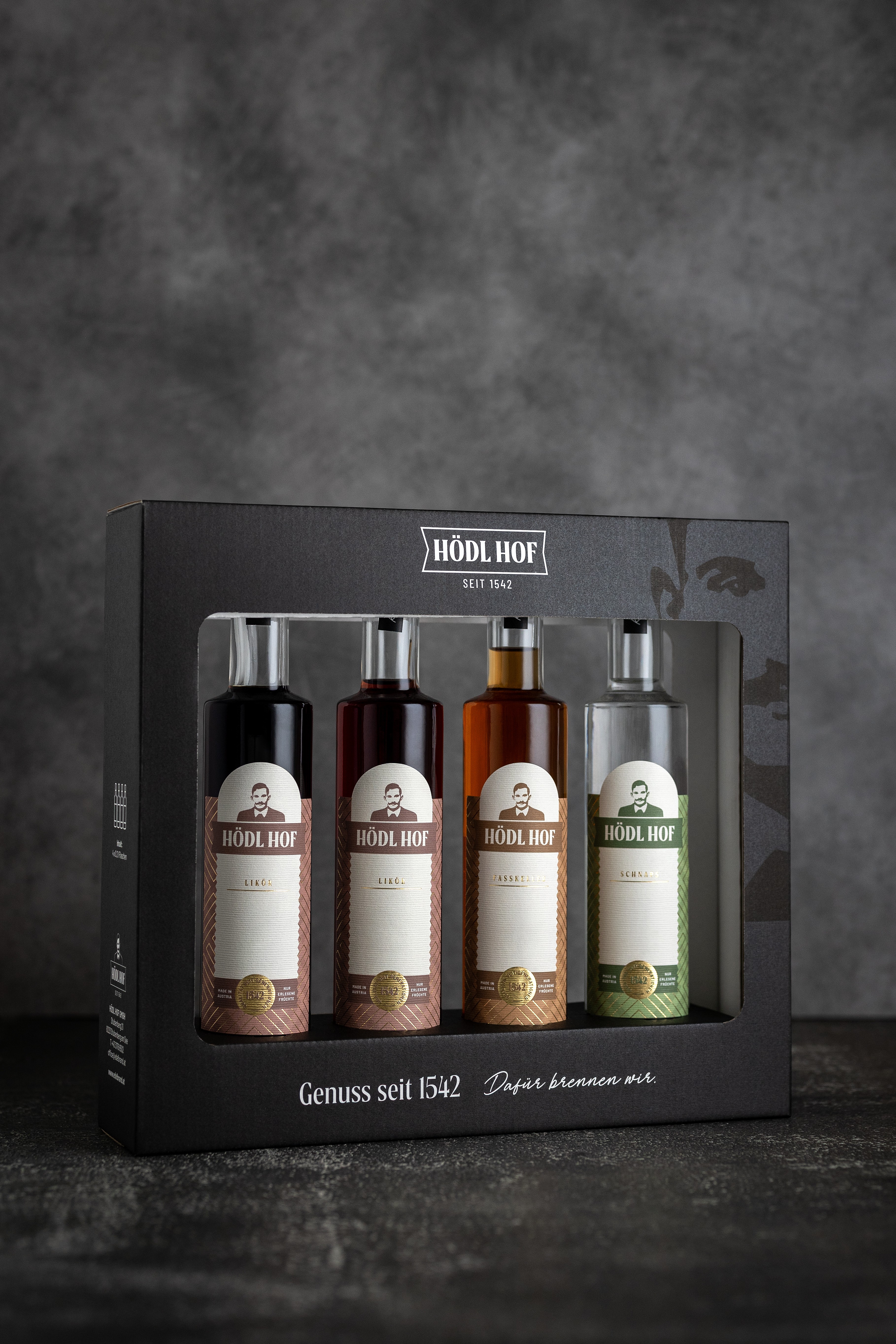 Hödl Hof 4x 0,2l Geschenkset (selbst 4 × 0,2-l-Flaschen auswählen!)