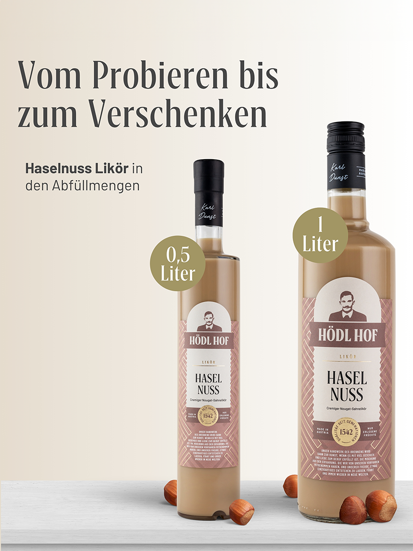 Hödl Hof Haselnuss Cremelikör | 16% Vol. | 1,0l