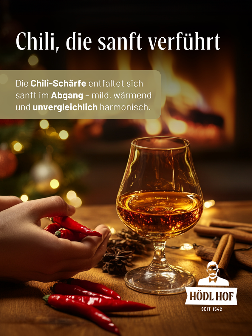 Feuerholz Whiskylikör mit Zimt & Chilli | 33% Vol. | 1,0l