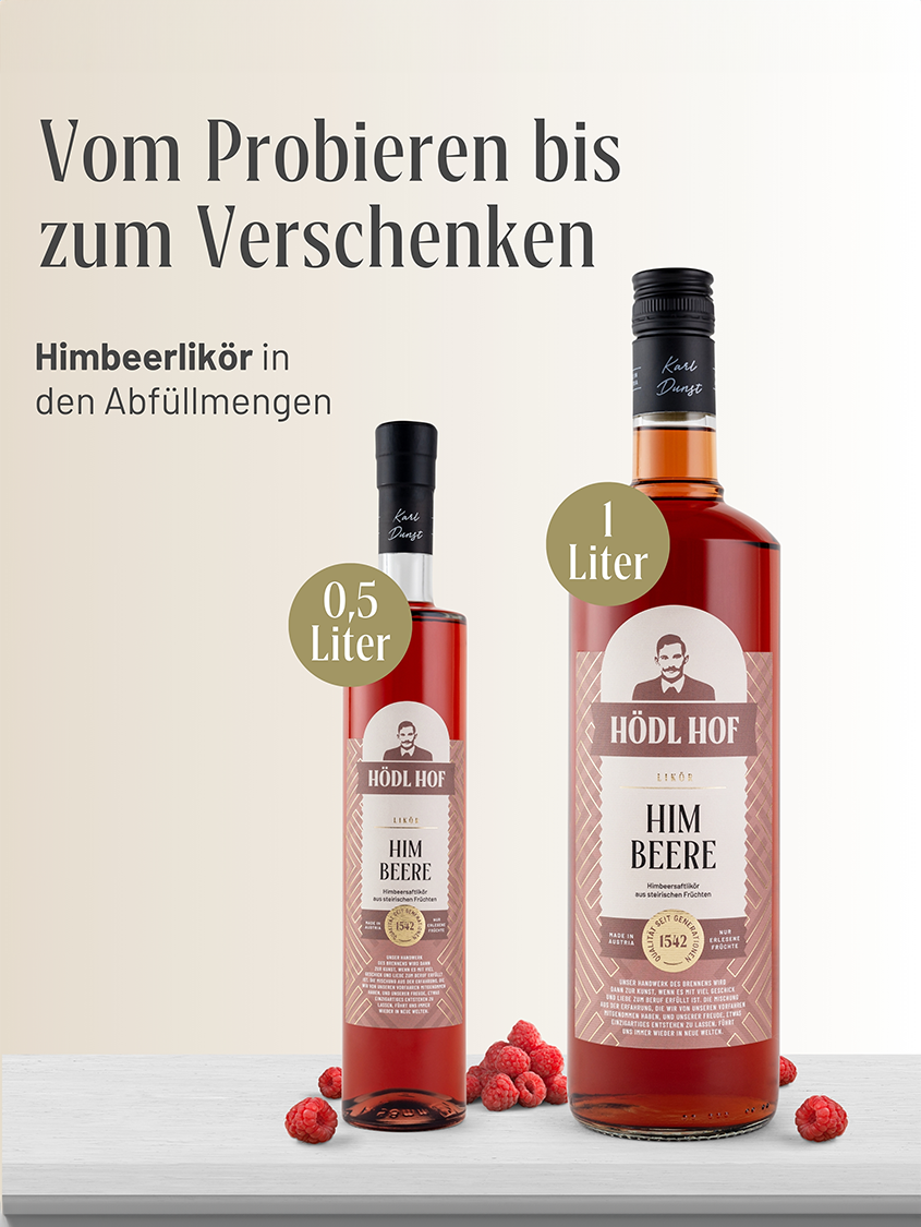 Hödl Hof Himbeere Likör | 20% Vol. | 1,0l
