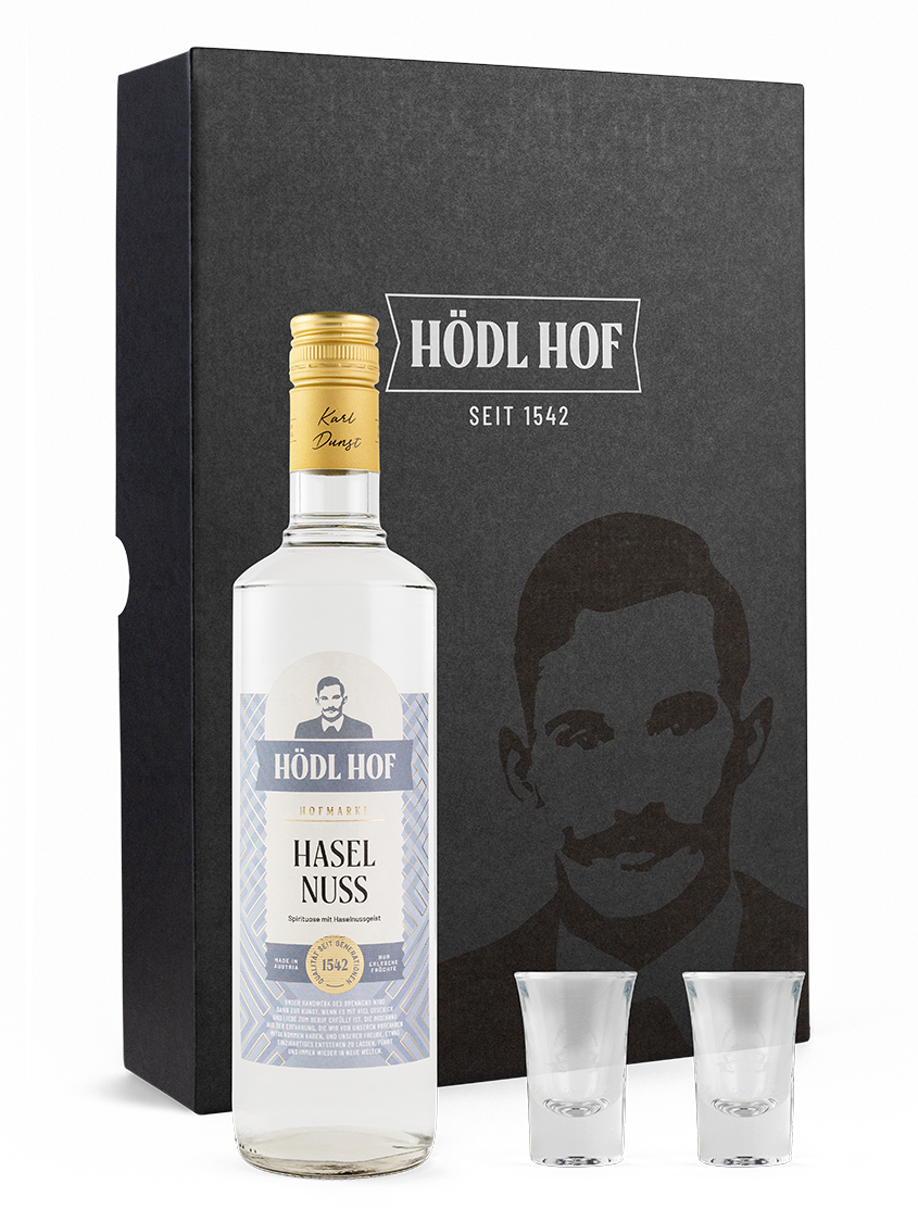 Geschenkset Haselnuss Schnaps | 0.7 l 