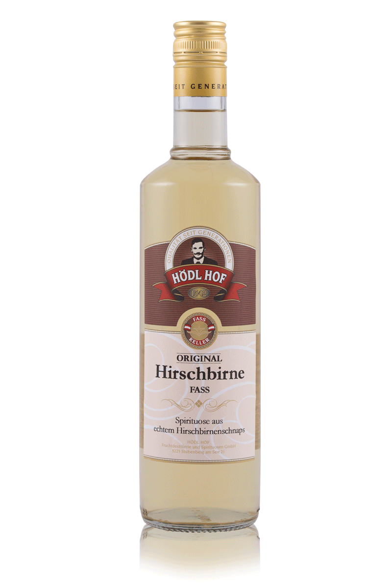 Hödl Hof Hirschbirne Fass Schnaps Fassgelagert | 38% Vol. | 0,7l