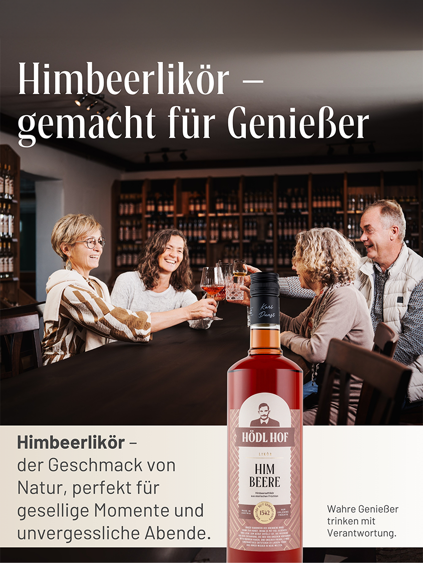 Hödl Hof Himbeere Likör | 20% Vol. | 0,5l Hödl Hof Himbeere Likör | 20% Vol. | 0,5l