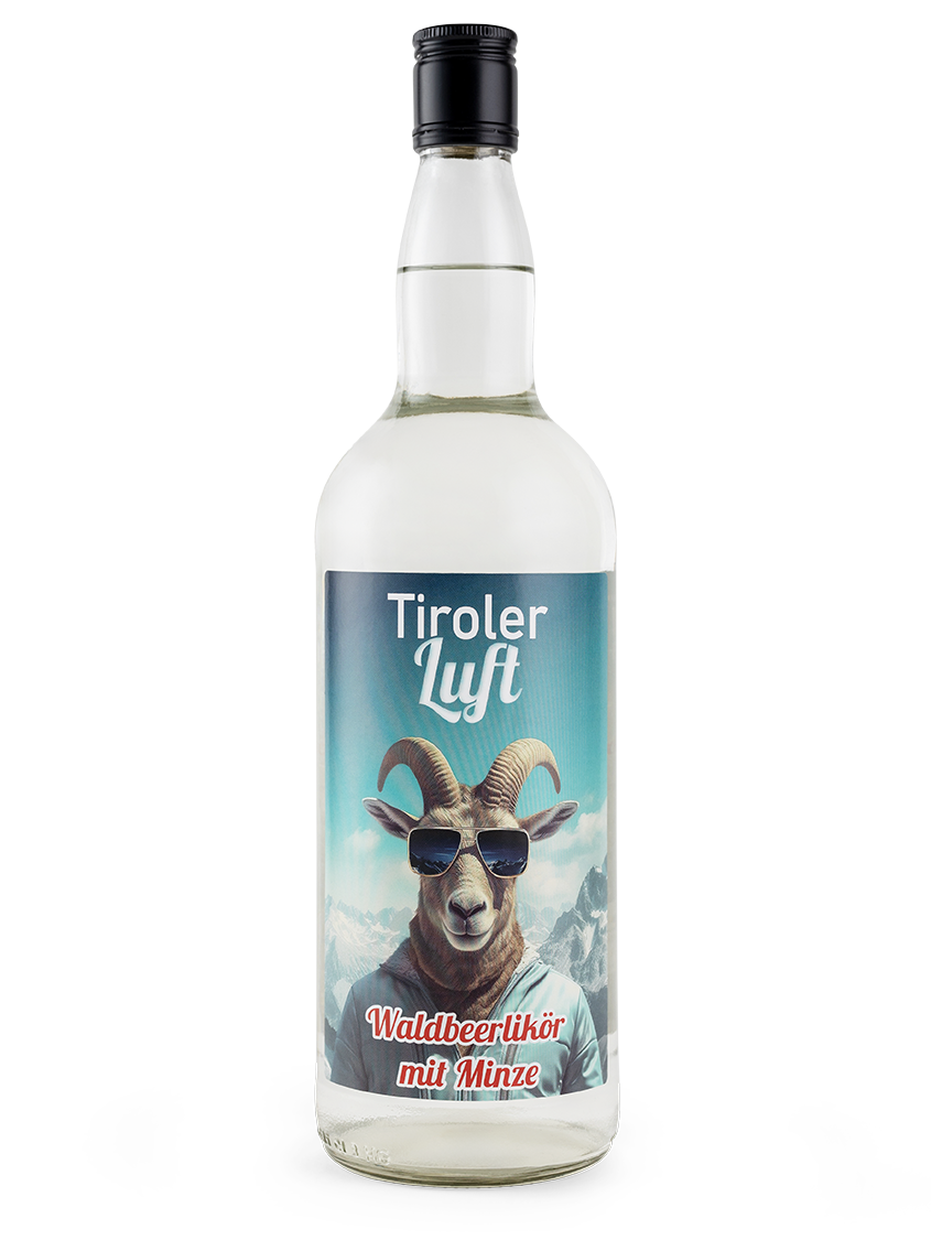 Tiroler Luft Pfefferminzlikör | Vol. 18% | 1,0l