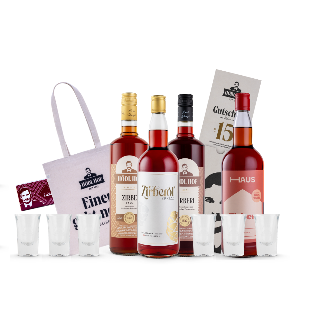 Zirbenschnaps Premium Vorteil-Set